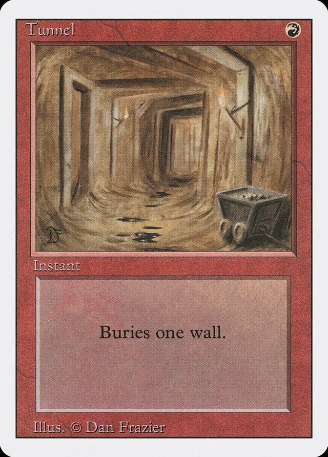 1994 Revised Edition Tunnel uncommon #181 uncommon card image