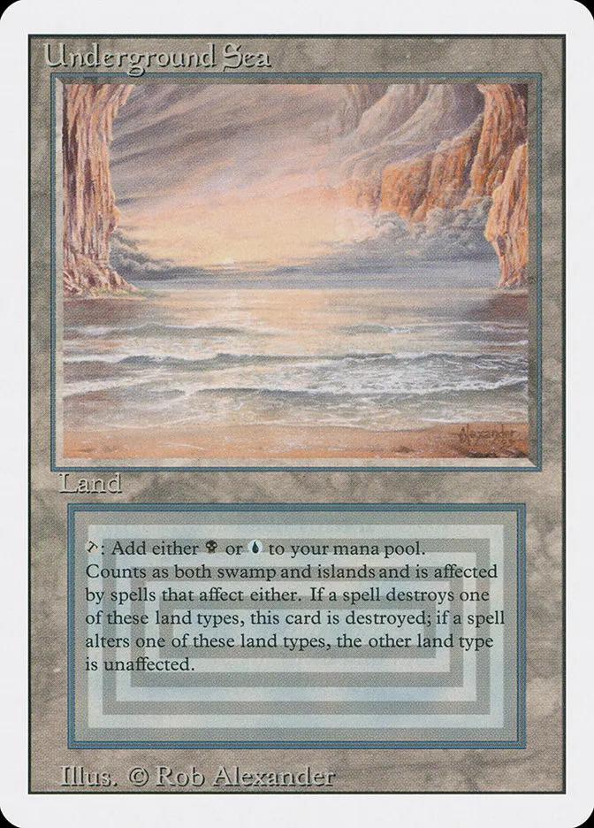 1994 Revised Edition Underground Sea #290 rare card image