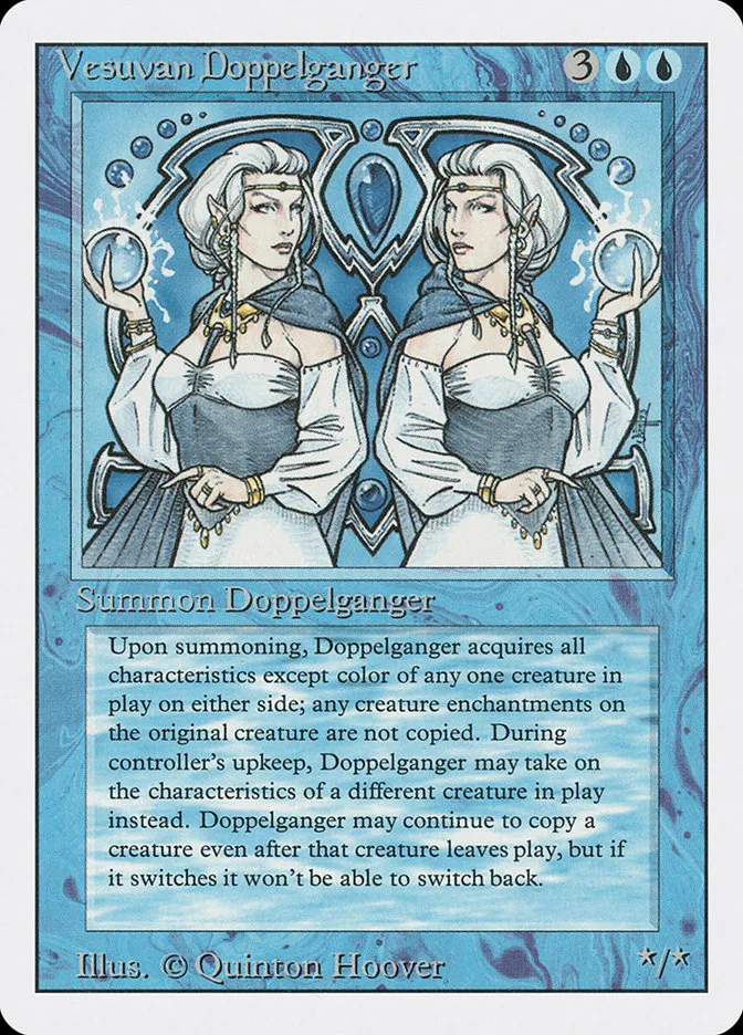 1994 Revised Edition Vesuvan Doppelganger rare #88 rare card image