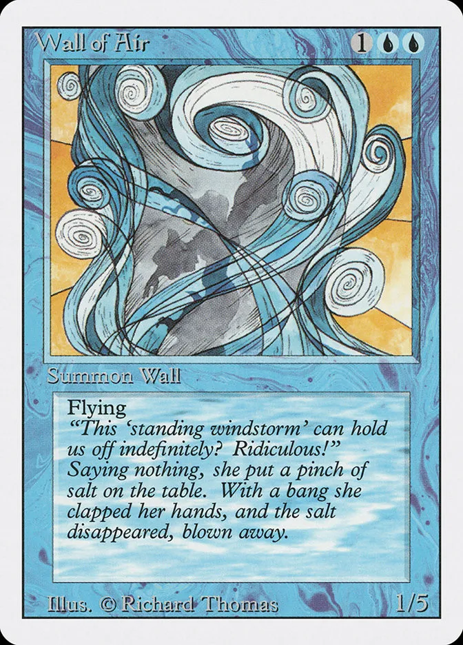 1994 Revised Edition Wall of Air #90 uncommon card image