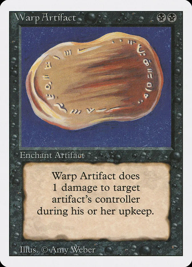 1994 Revised Edition Warp Artifact rare #135 rare card image