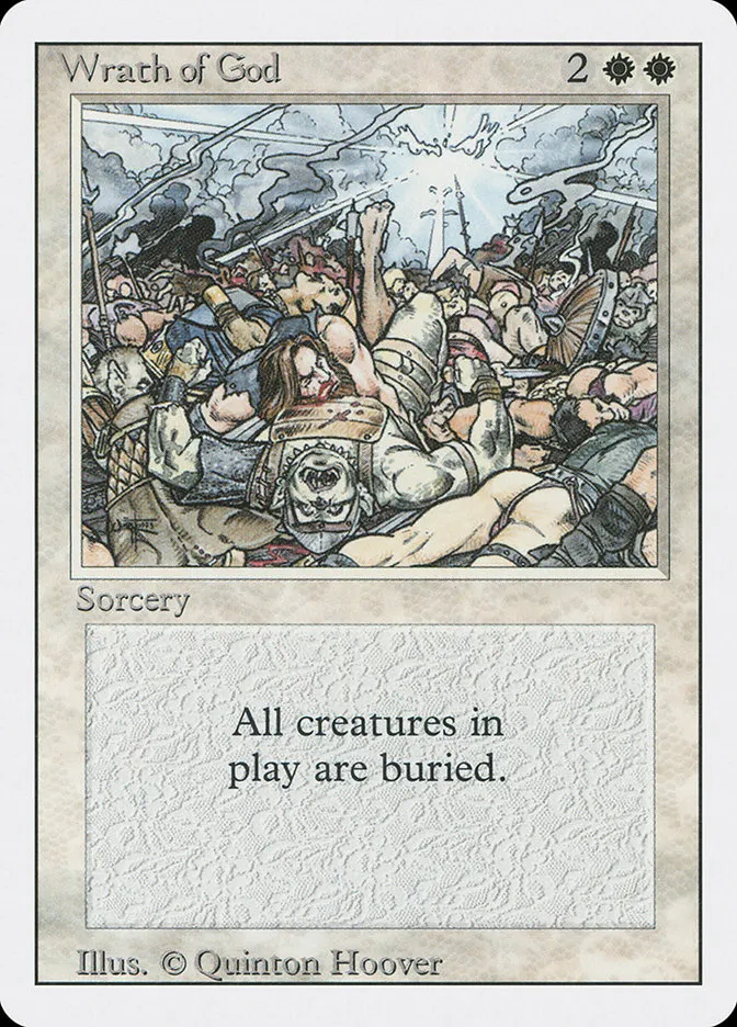 1994 Revised Edition Wrath of God rare #46 rare card image