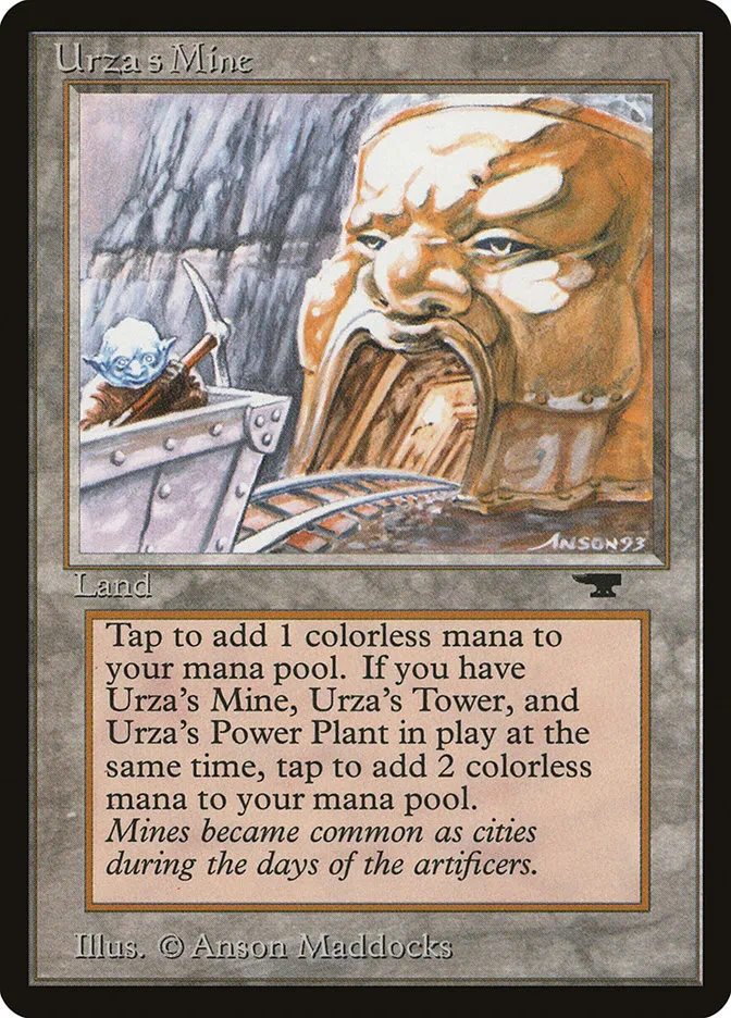 1994 Antiquities Urza's Mine #83b uncommon card image