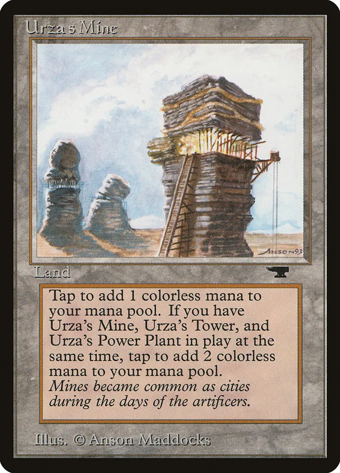 1994 Antiquities Urza's Mine common #83d common card image