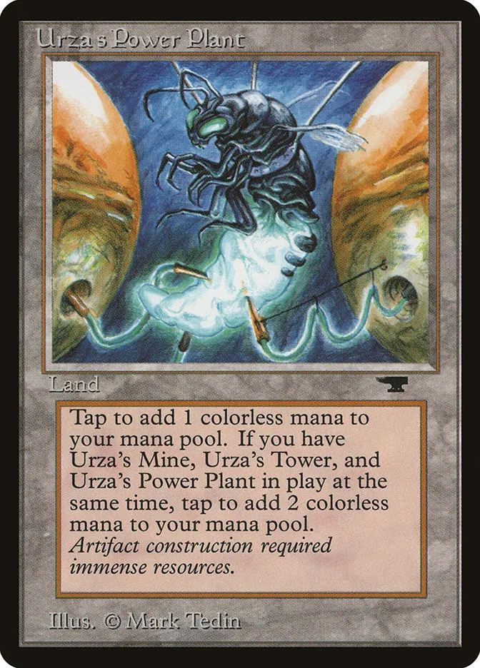 1994 Antiquities Urza's Power Plant common #84c common card image