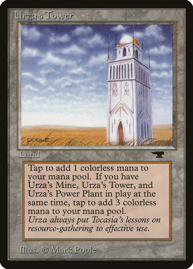 1994 Antiquities Urza's Tower #85c uncommon card image