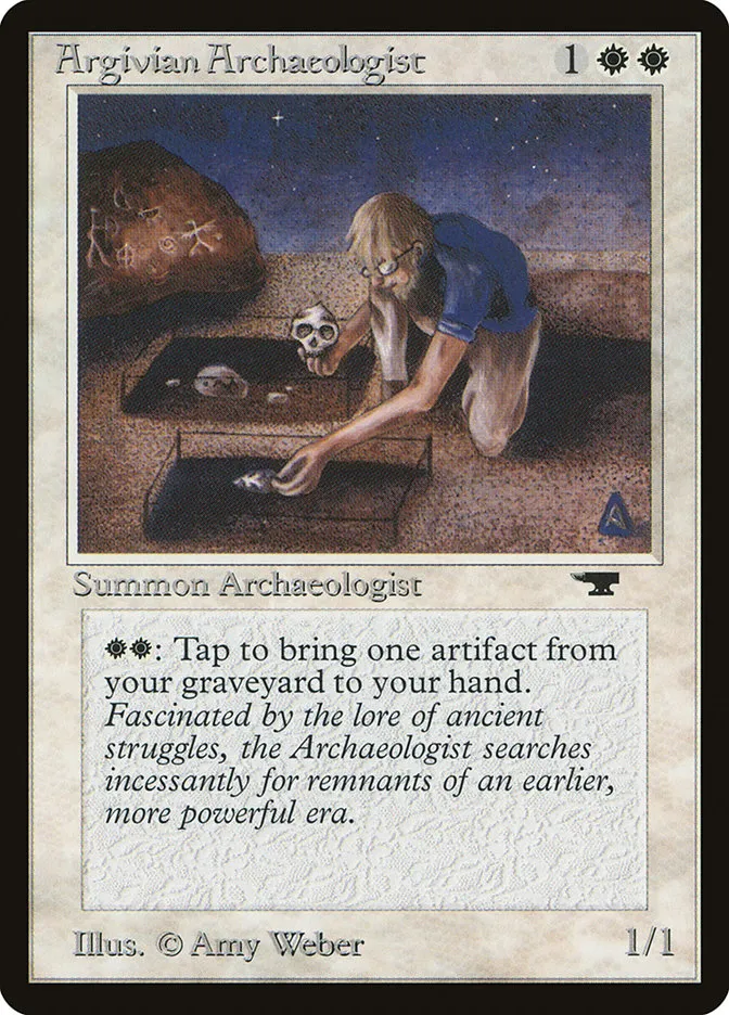 1994 Antiquities Argivian Archaeologist rare #1 rare card image