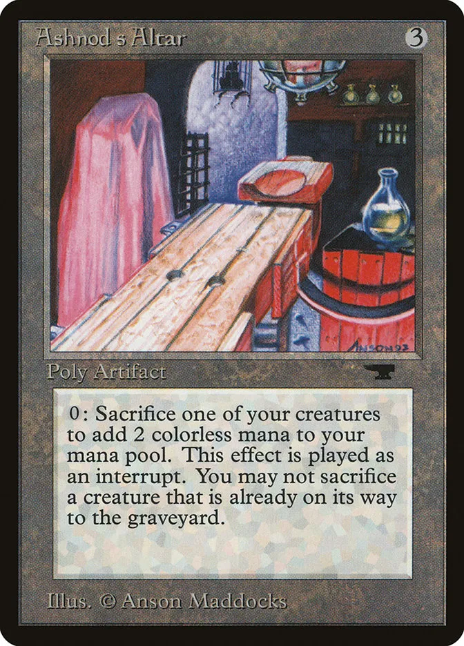 1994 Antiquities Ashnod's Altar uncommon #38 uncommon card image