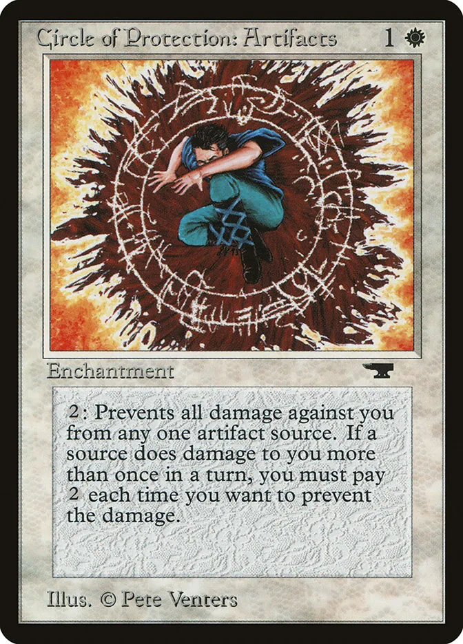 1994 Antiquities Circle of Protection: Artifacts uncommon #4 uncommon card image