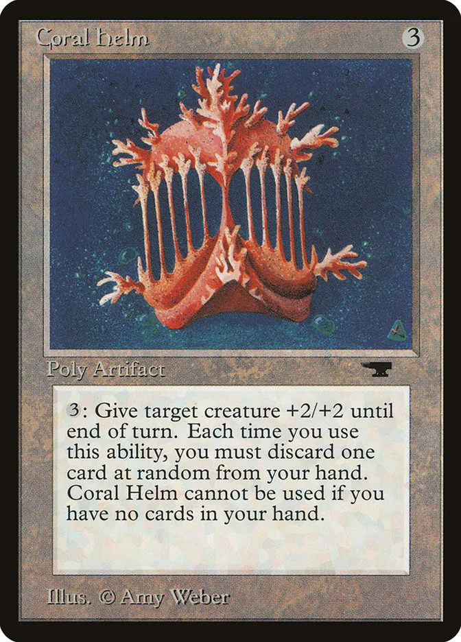 1994 Antiquities Coral Helm rare #47 rare card image