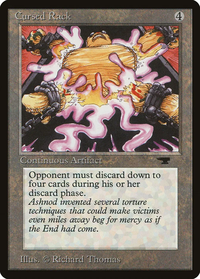 1994 Antiquities Cursed Rack uncommon #48 uncommon card image