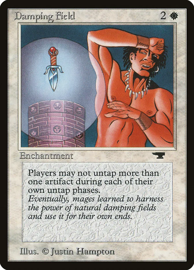 1994 Antiquities Damping Field uncommon #5 uncommon card image