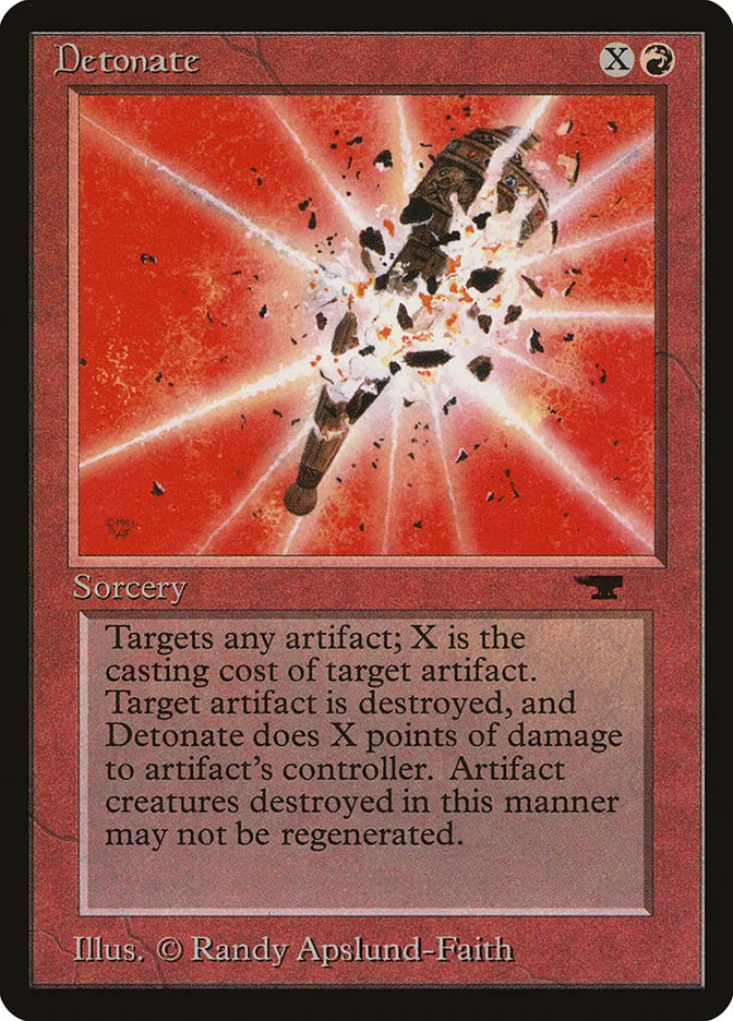 1994 Antiquities Detonate uncommon #24 uncommon card image