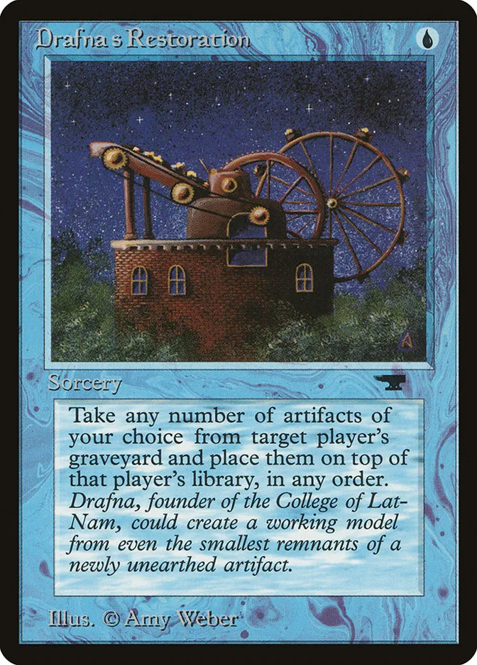 1994 Antiquities Drafna's Restoration common #8 common card image