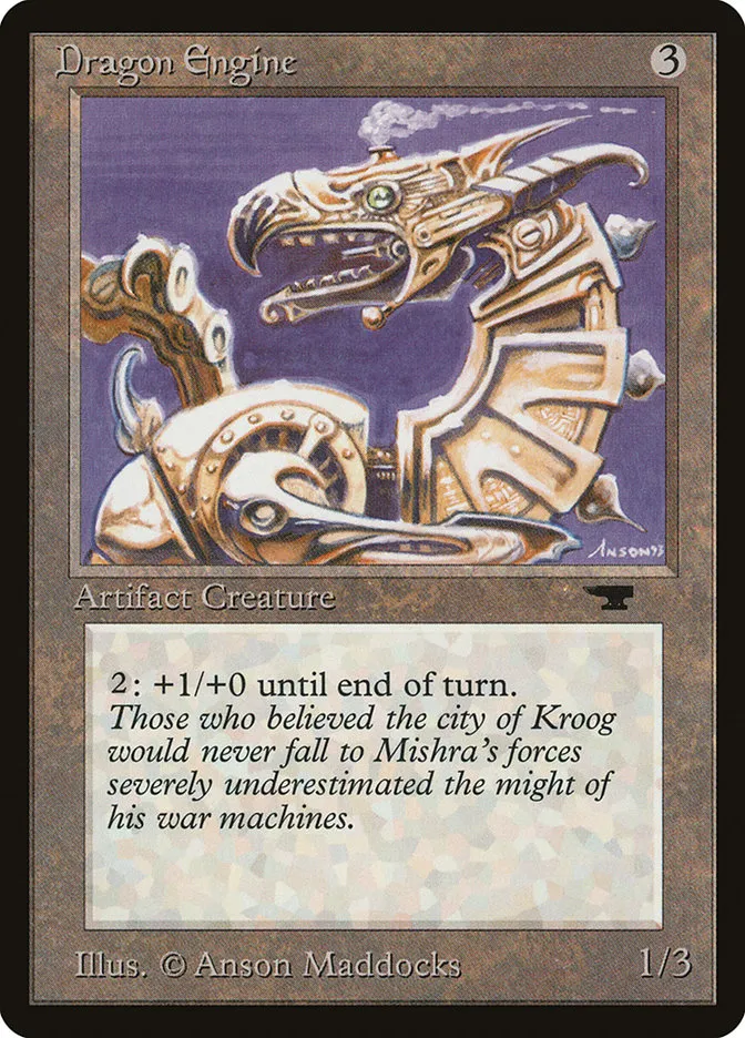 1994 Antiquities Dragon Engine common #49 common card image