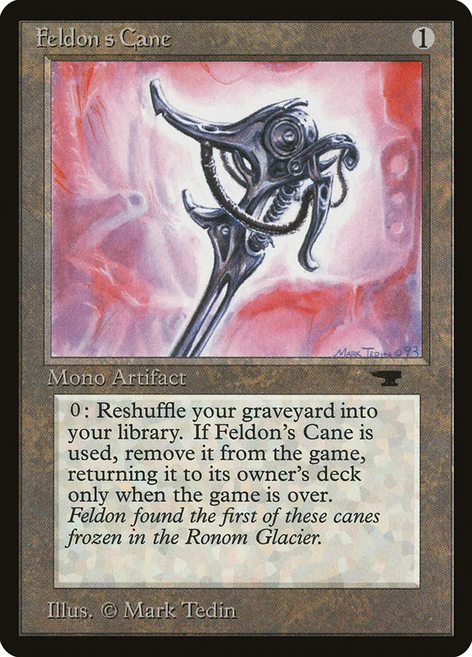 1994 Antiquities Feldon's Cane uncommon #50 uncommon card image