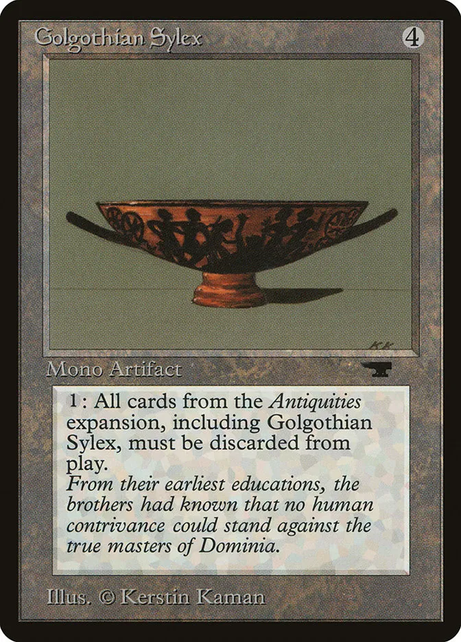 1994 Antiquities Golgothian Sylex #51 rare card image