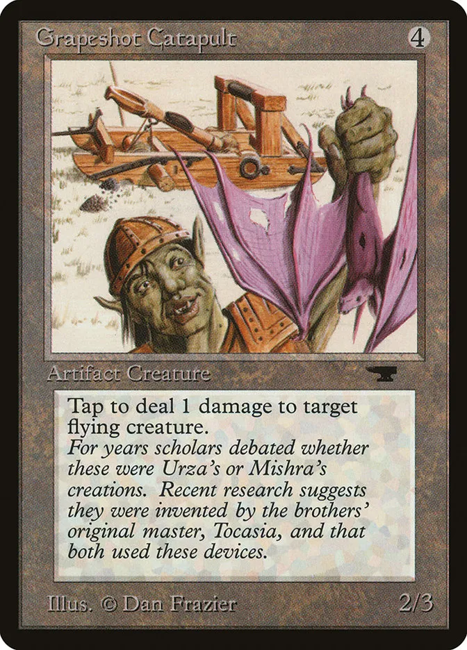 1994 Antiquities Grapeshot Catapult common #52 common card image