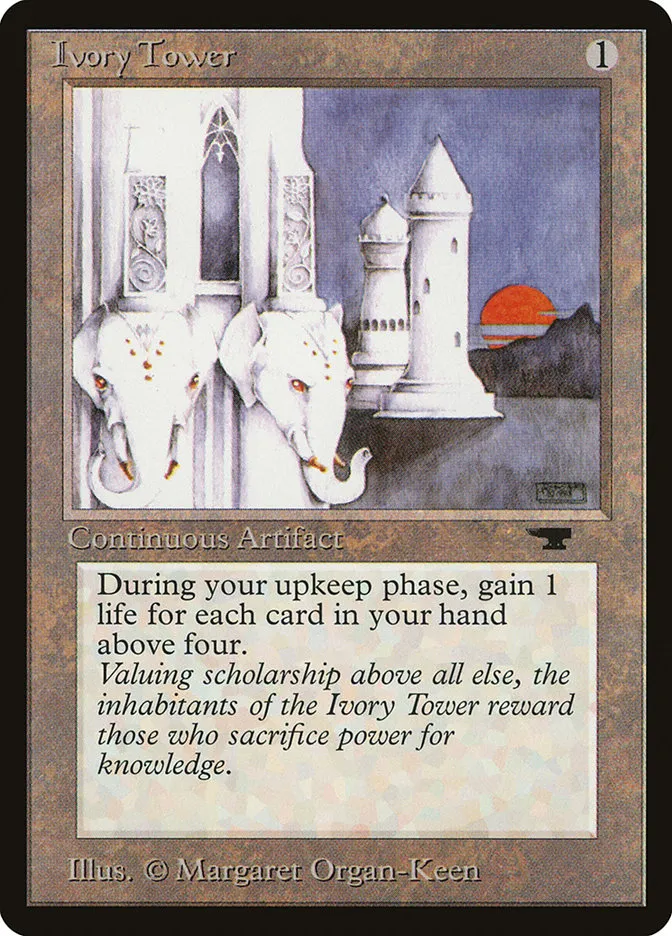 1994 Antiquities Ivory Tower uncommon #53 uncommon card image