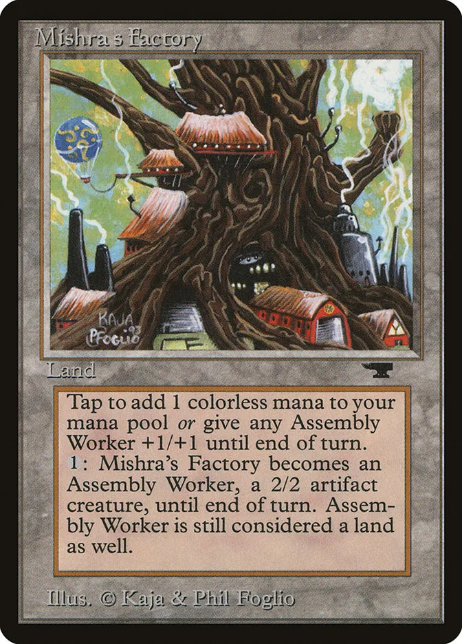1994 Antiquities Mishra's Factory uncommon #80a uncommon card image