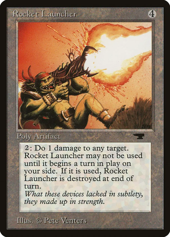 1994 Antiquities Rocket Launcher uncommon #63 uncommon card image