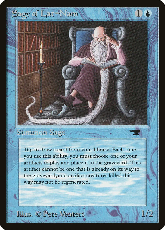 1994 Antiquities Sage of Lat-Nam common #13 common card image