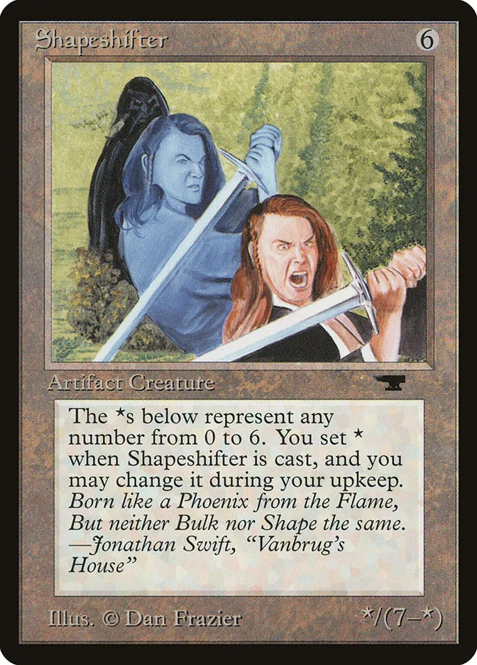 1994 Antiquities Shapeshifter rare #64 rare card image