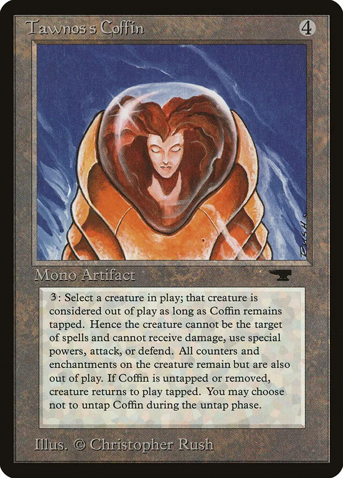 1994 Antiquities Tawnos's Coffin rare #68 rare card image
