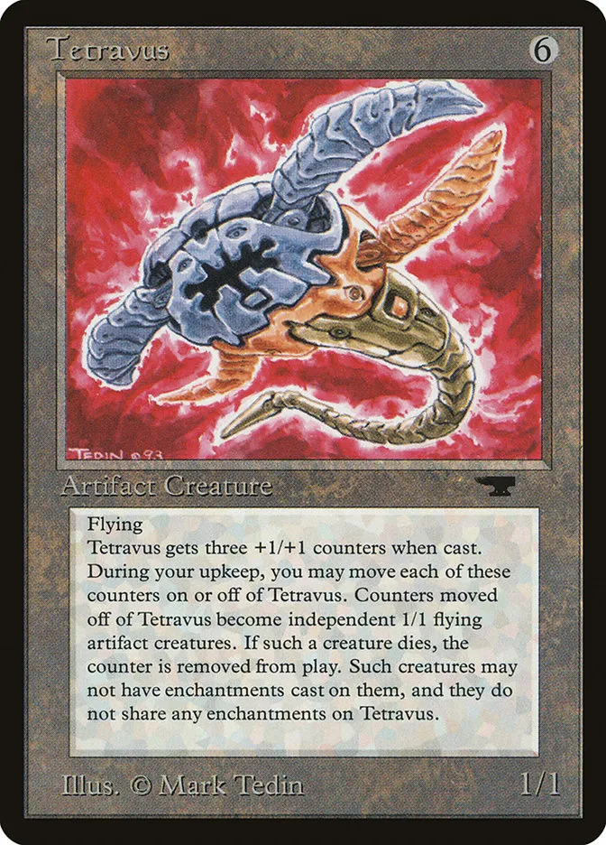 1994 Antiquities Tetravus rare #71 rare card image