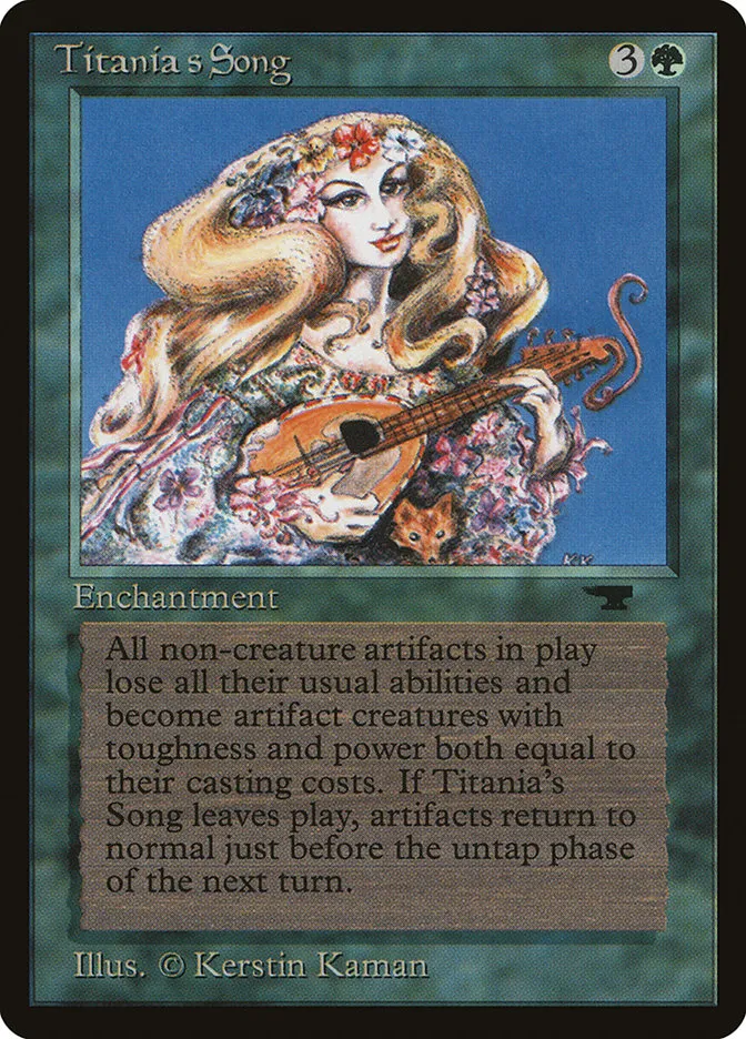 1994 Antiquities Titania's Song uncommon #35 uncommon card image
