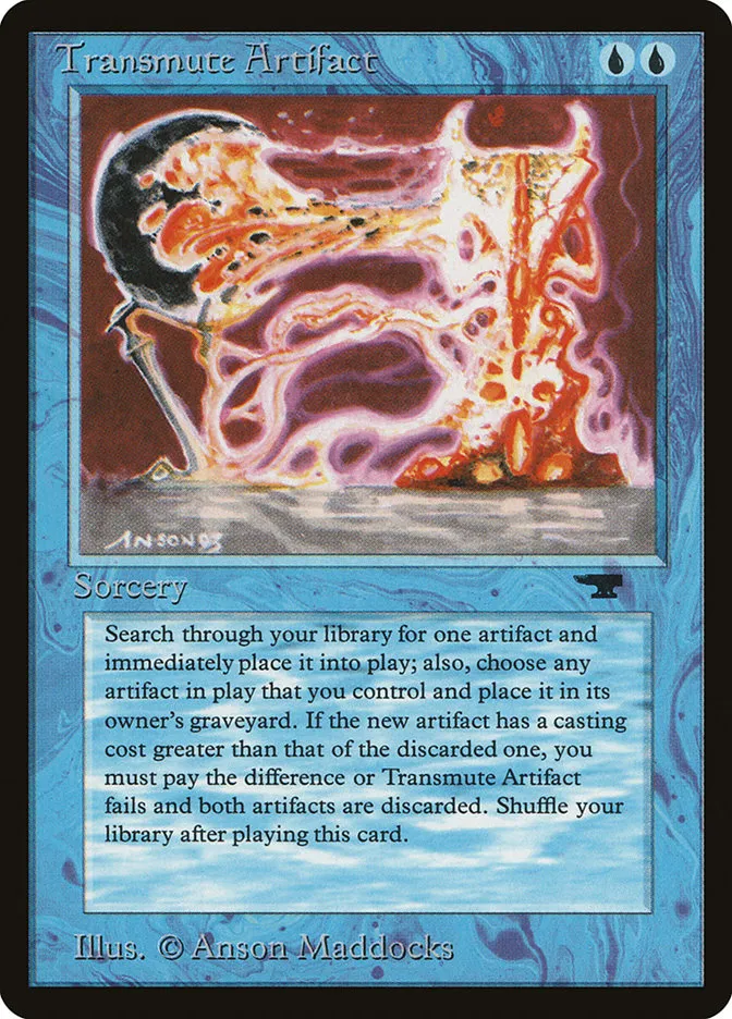 1994 Antiquities Transmute Artifact uncommon #14 uncommon card image