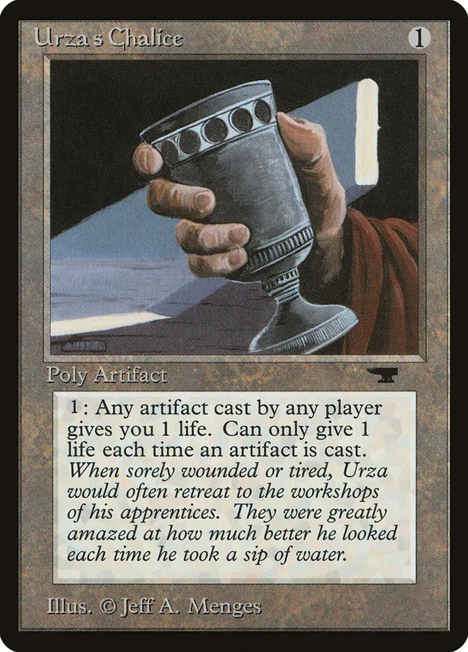 1994 Antiquities Urza's Chalice common #75 common card image