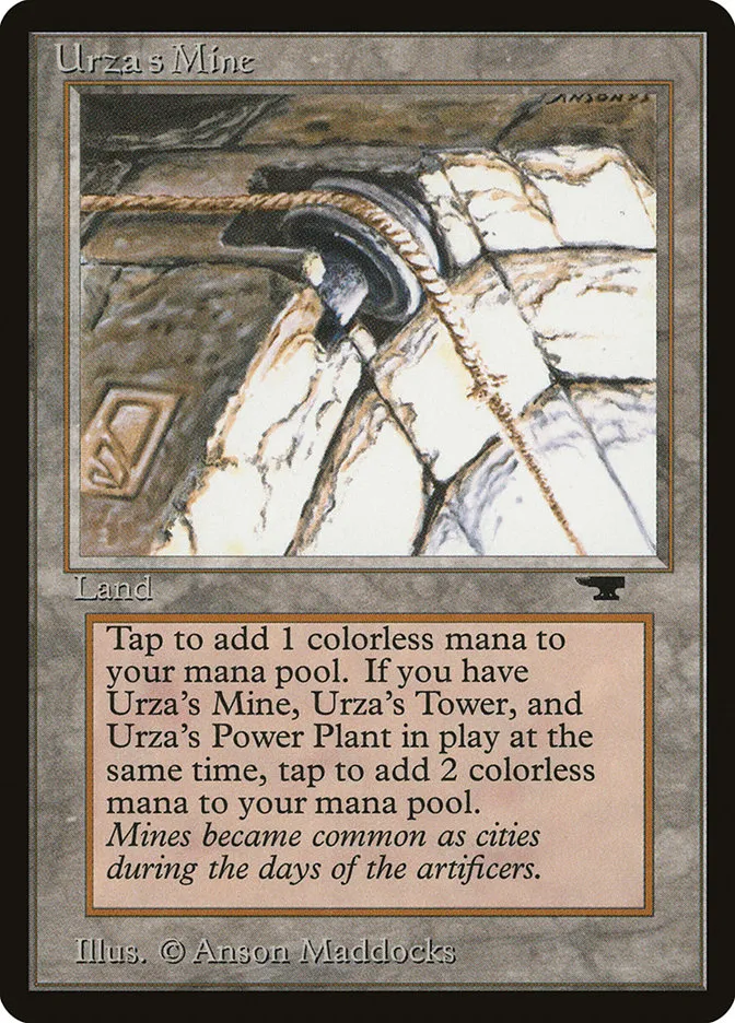 1994 Antiquities Urza's Mine [Tower] uncommon #83a uncommon card image