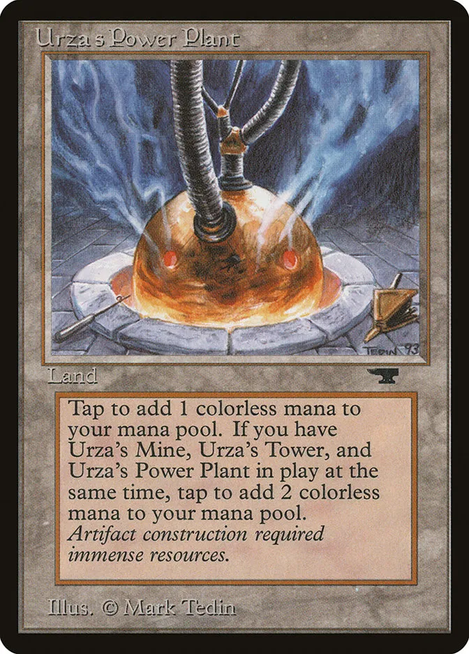 1994 Antiquities Urza's Power Plant common #84a common card image