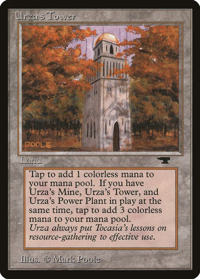 1994 Antiquities Urza's Tower [Mountains] common #85a common card image