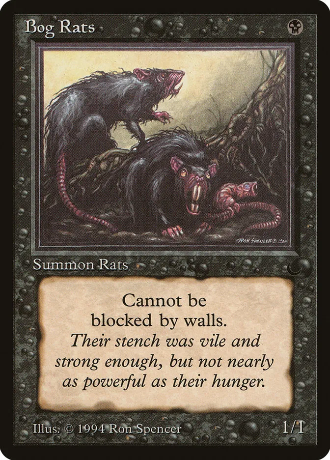 1994 The Dark Bog Rats common #42 common card image