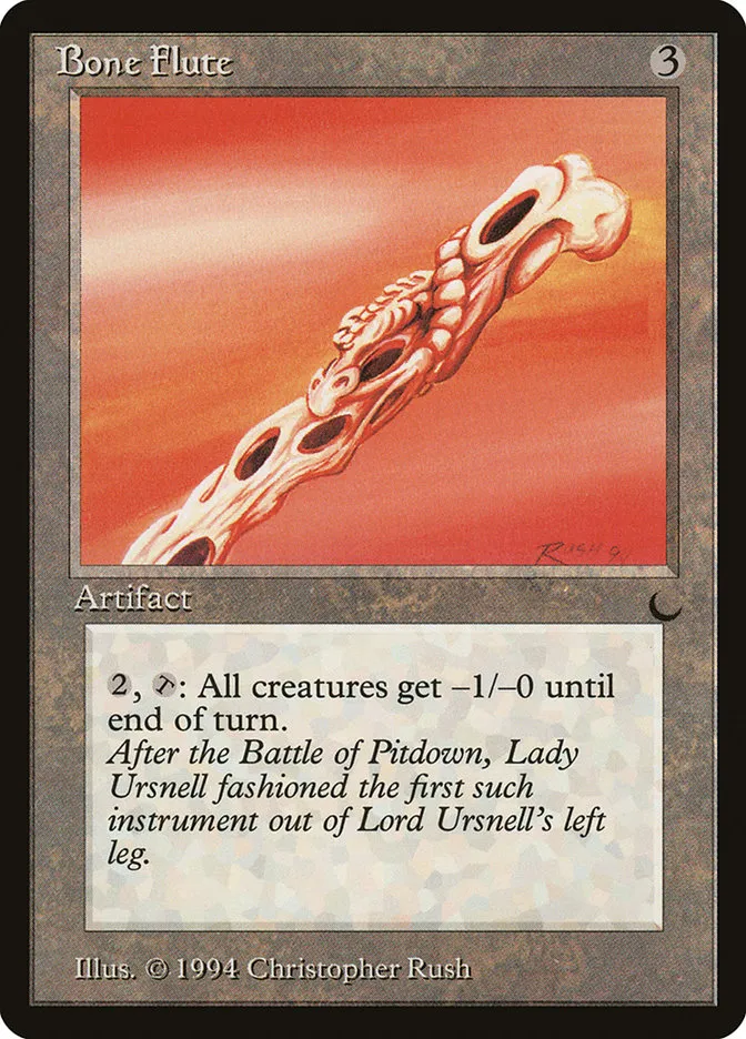 1994 The Dark Bone Flute uncommon #97 uncommon card image