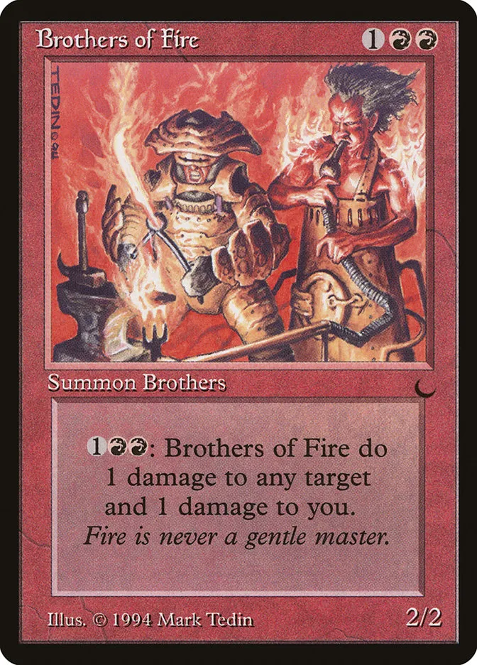 1994 The Dark Brothers of Fire uncommon #59 uncommon card image