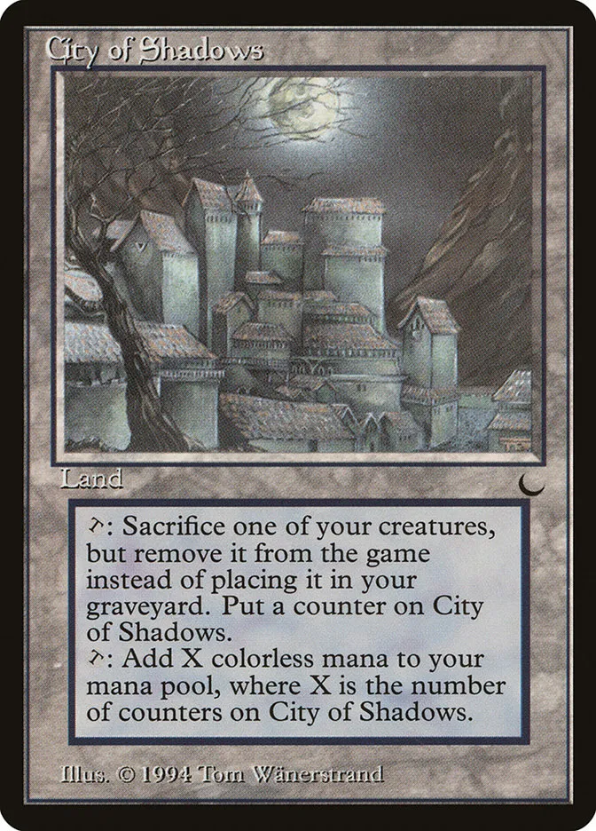 1994 The Dark City of Shadows #116 rare card image