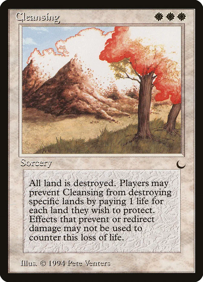 1994 The Dark Cleansing #4 rare card image