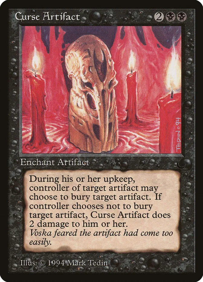 1994 The Dark Curse Artifact uncommon #43 uncommon card image
