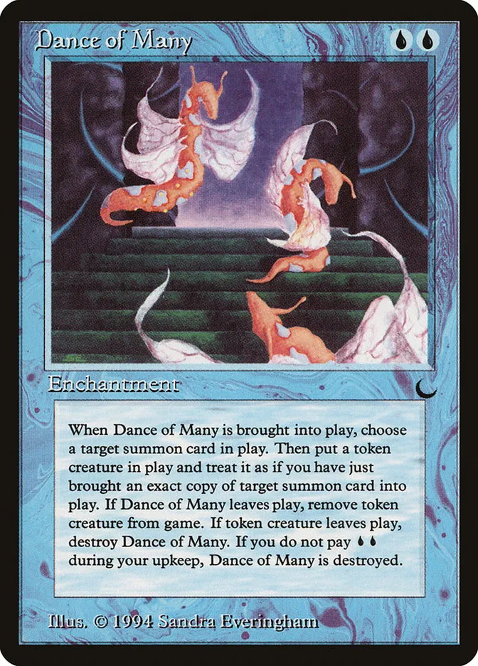 1994 The Dark Dance of Many rare #22 rare card image