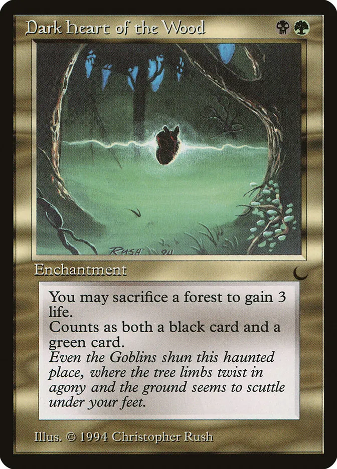 1994 The Dark Dark Heart of the Wood #95 common card image