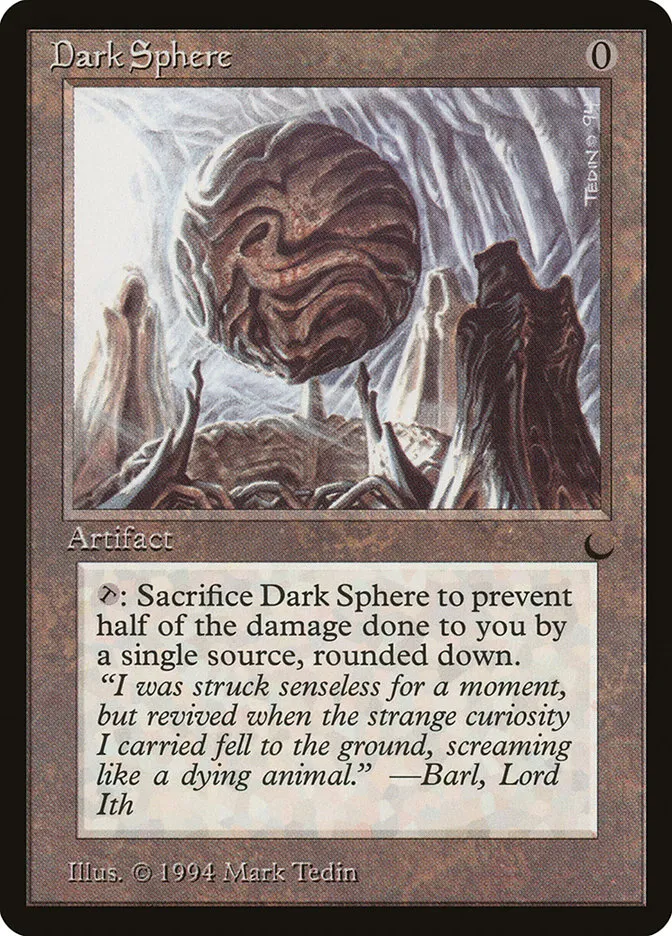 1994 The Dark Dark Sphere uncommon #100 uncommon card image