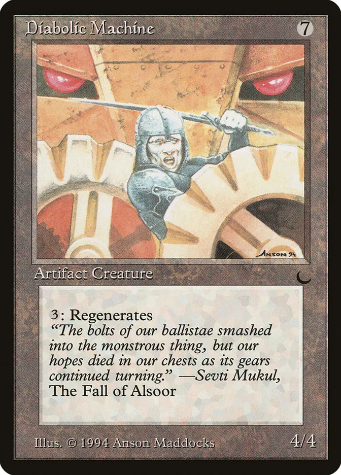 1994 The Dark Diabolic Machine uncommon #101 uncommon card image