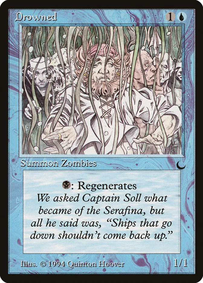 1994 The Dark Drowned common #24 common card image