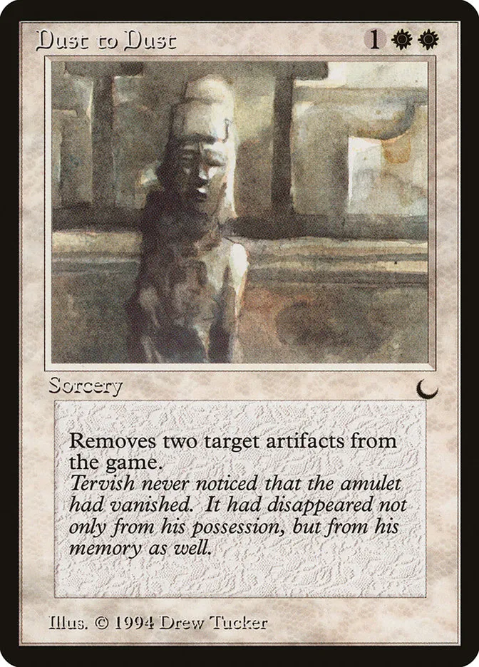 1994 The Dark Dust to Dust common #5 common card image