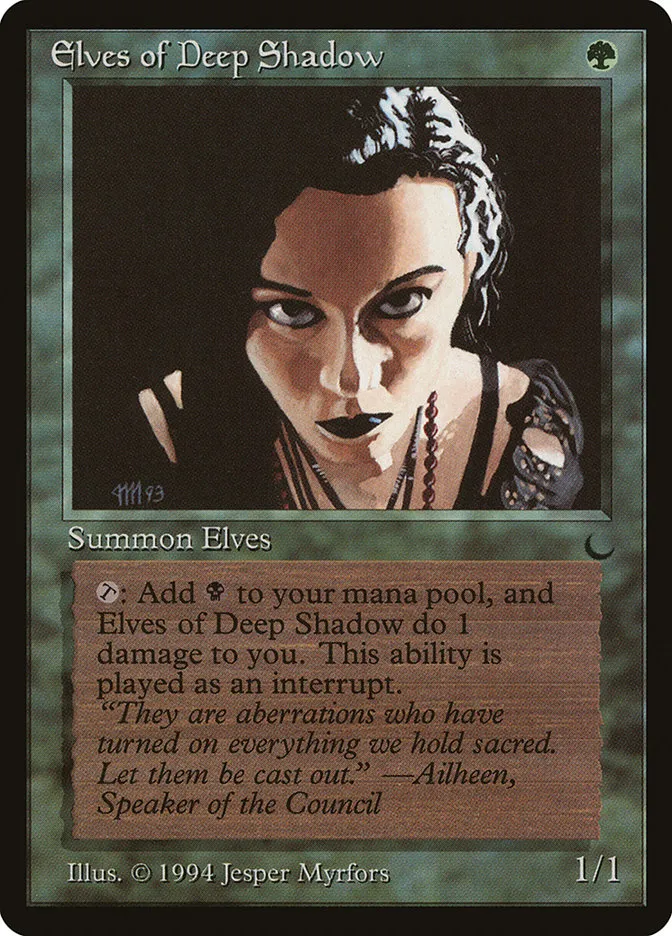 1994 The Dark Elves of Deep Shadow #76 uncommon card image