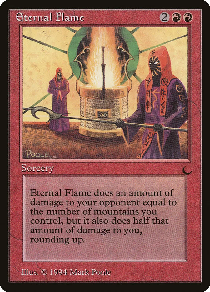 1994 The Dark Eternal Flame rare #61 rare card image