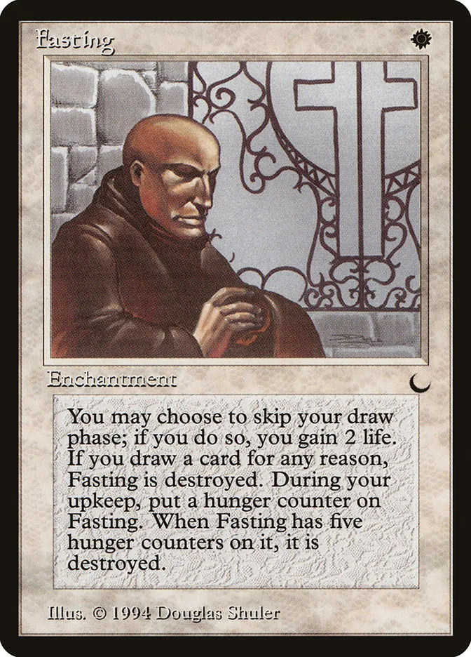 1994 The Dark Fasting uncommon #7 uncommon card image